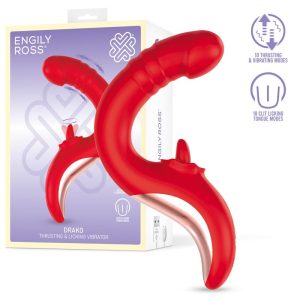 Vibrador con Lengua Oscilante 360º DRAKO
