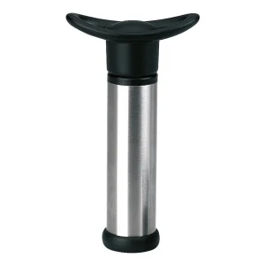 Bomba manual vacío con dos tapones para vino