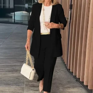 Conjunto Elegante Formal Negro