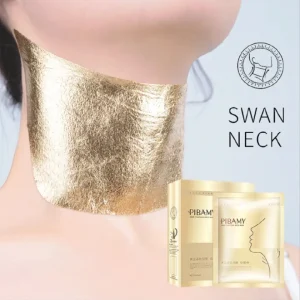 Mascarilla Reafirmante de Oro para Cuello — Pack de 10 Piezas