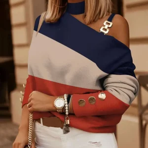 Blusa Patchwork Elegante