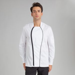 Chaqueta cocina hombre blanco MONZA 4120 – OFERTA 2X1