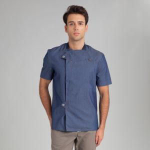 Chaqueta cocina hombre azul MONZA 4128 – OFERTA 2X1