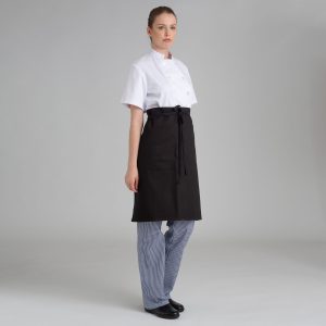 Delantal de cocina corto negro CONFECCIONES ESTE – OFERTA 2X1