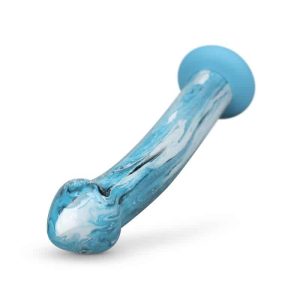 Dildo De Cristal Ocean Ripple