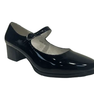 ZAPATO CUECA  NIÑA CHAROL DAMA AGUXI 9902