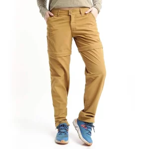 PANTALON MUJER DESMONTABLE KANNU AMARILLO