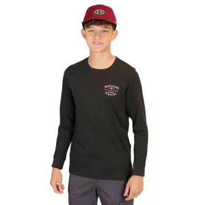 Polera Niño Manga Larga 5P454-MI Liso Black Maui