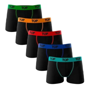 PACK 5 BOXER MEDIO KIDS ALGODON 5013P5C8 TOP