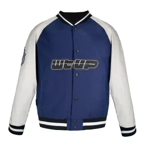 Chaqueta Whatup Hombre Varsity Buttons Blue