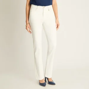 Jeans Slim Mujer Crudo LDP