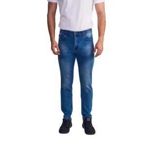 Jeans Hombre Slim Black Blue Five Pockets Basic Ellus
