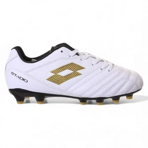 Zapato Futbol Juvenil Lotto Stadio 705 JR Blanco