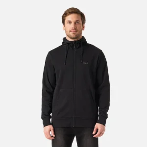 Poleron Hombre Ulmo Full Zip Hoody Sweatshirt Negro Lippi
