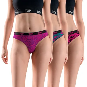 Pack 3 Colales Mujer Algodon C5 TOP