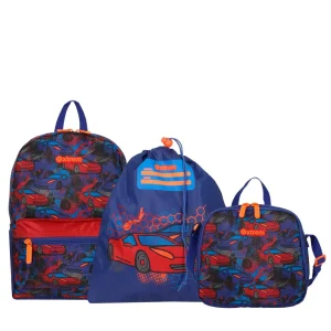 Mochila + sackpack + lonchera Minipack azul Xtrem