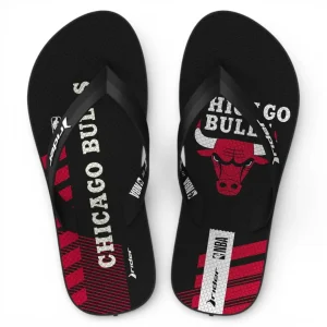 Sandalia Hombre Feel Nba Dedo Ad Negro/Negro/Rojo Rider